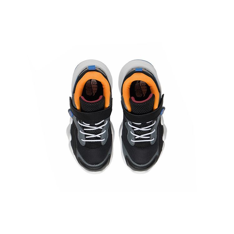 LiNing EVO Transformation Low-Top Sports Casual Shoes Kids Sneakers Black Gray YKNS074-3