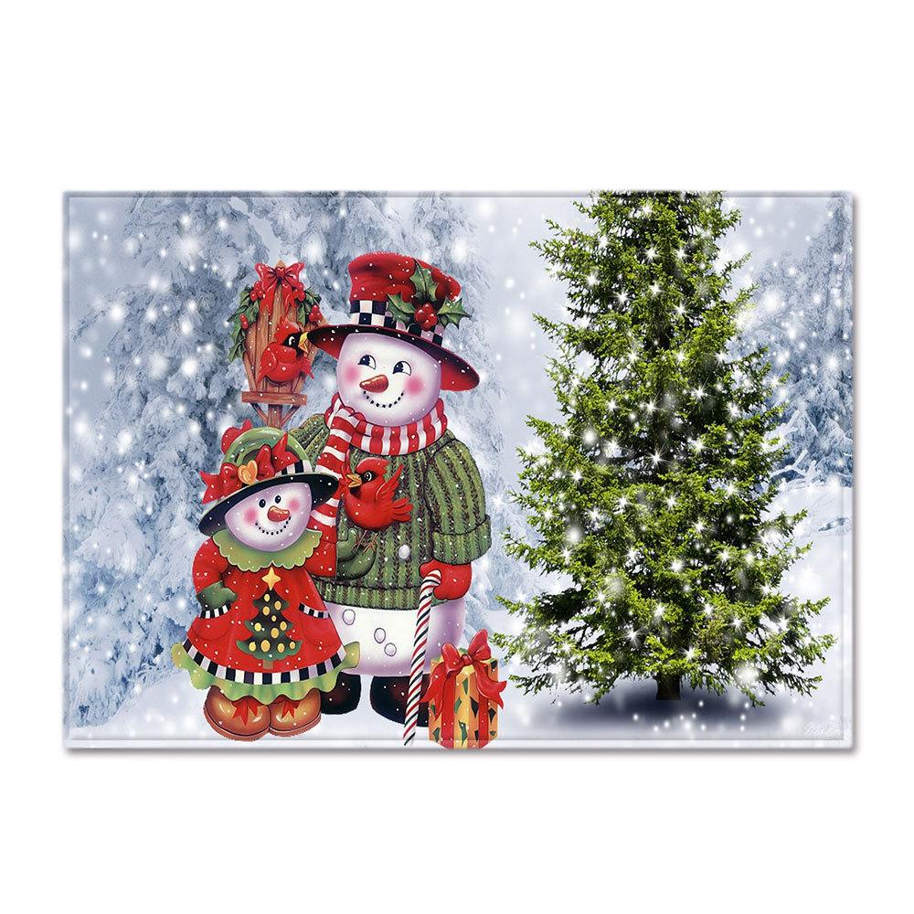 Christmas Living Room Floor Mat Bedroom Dining Room Carpet Carpet Doormat