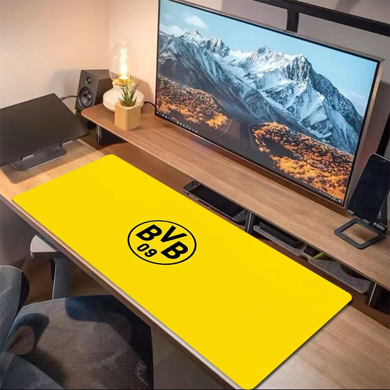 Bvb Home Ground Large Size Mouse Pad Large Gaming Table Cushion Nonslip Laptop Tablet Big Mousepad Xxl Mat Mini Pc Playmat With Lock Edge