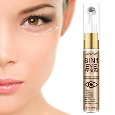 8 In1 Eye Serum-Firming & Lifting & Brightening & Moisturize-Reduce Bags Under The Eyes & Fine Lines & Wrinkles & Dark Circles, 15ml