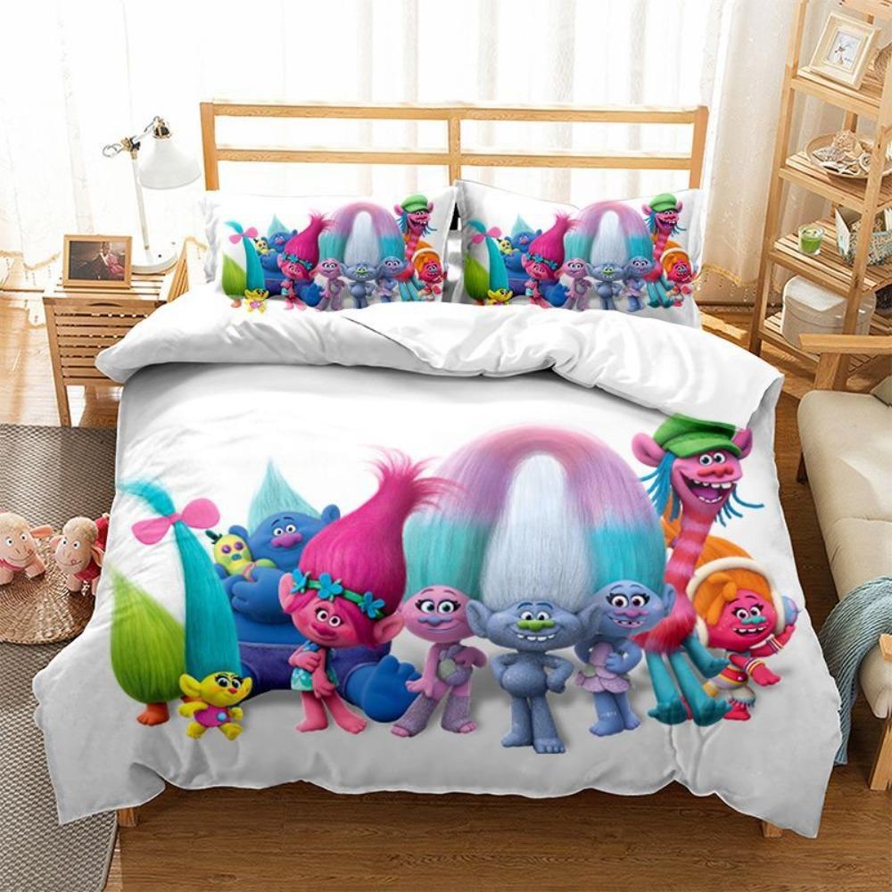 Cute elf Duvet Cover pillowcase BeddingBoyGirl Bedroom Decoration ChildrenGift Single Double Large SizeZip Duvet Cover