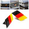 Universal Car Sticker German Flag Emblem Badge Emblem Deutsch Bumper Front Grille Auto Decal For Scirocco GOLF 7 Golf