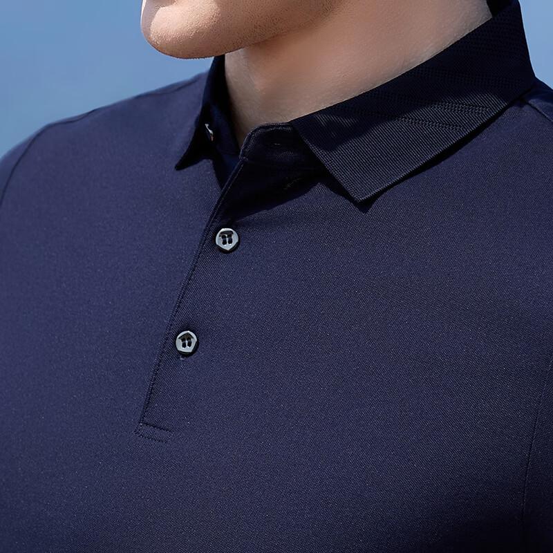 Antonio Men's Silk Blend Striped Short-Sleeve Polo Shirt