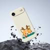 For iPhone Air Case Cute Deer Pattern Printing Straight Edge TPU Phone Back Cover