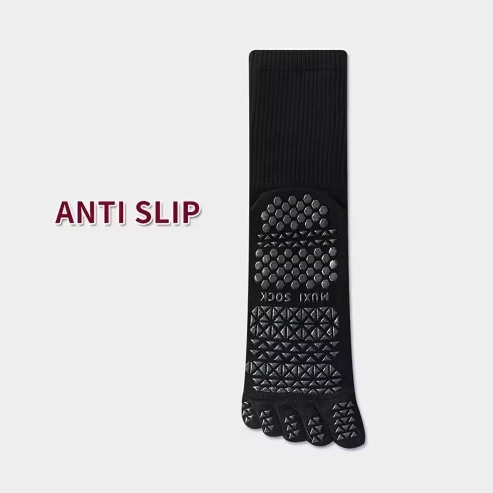 Breathable Yoga Socks Cotton Anti-Skid Floor Sock Sports Men's Five-Toe Socks Indoor Pilates Sock