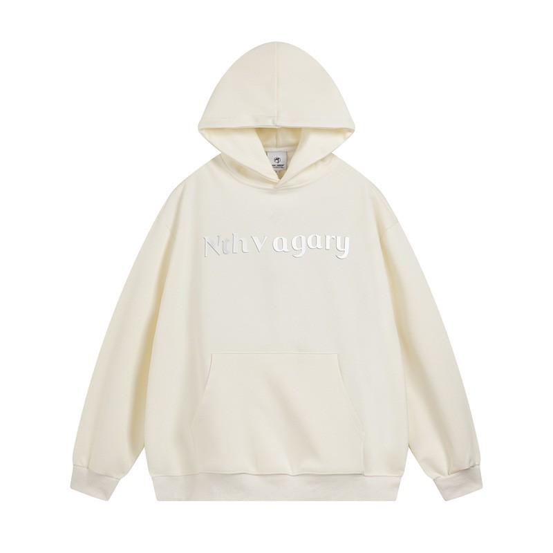 Unisex Oversized Hooded Sweatshirt With Letter Print Casual Streetwear Pullover Fall