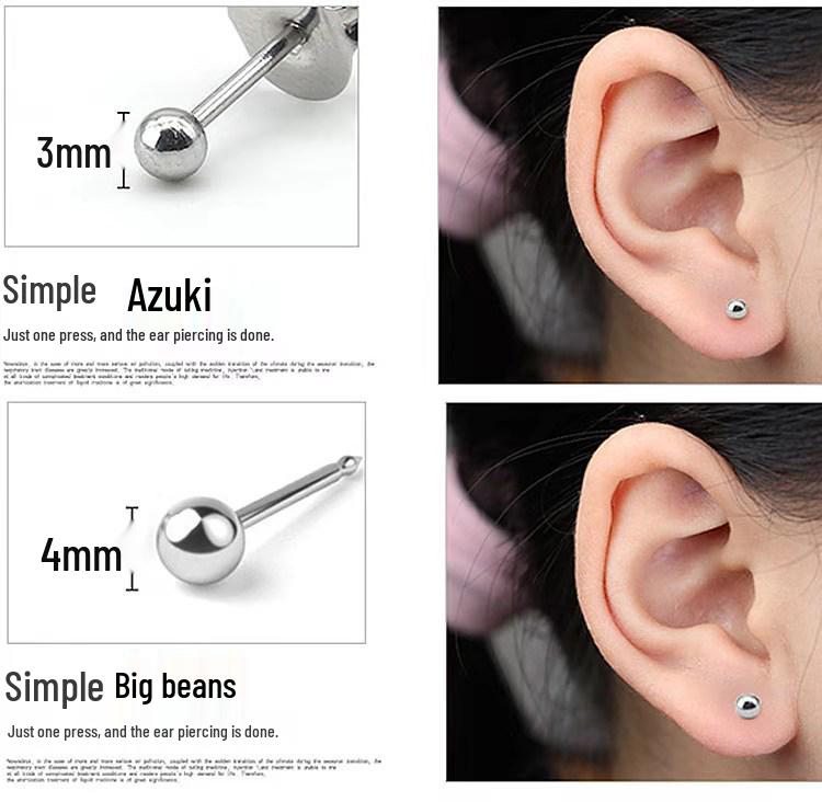 Disposable Anti-Allergy Ear Piercing Gun with Specific Earrings