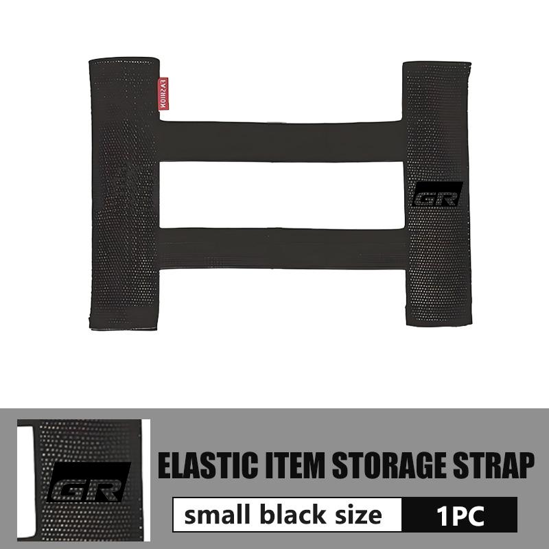 cnkym4 Car Interior Organizer Back Rear Trunk Storage Mesh Fixed Straps For Toyota GR Sport Yaris Chr Auris Rav4 Prius Prado Avensis