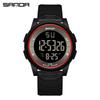 Sanda Waterproof Multifunction Electronic Watch for Teens - Trendy Unisex Design with Alarm