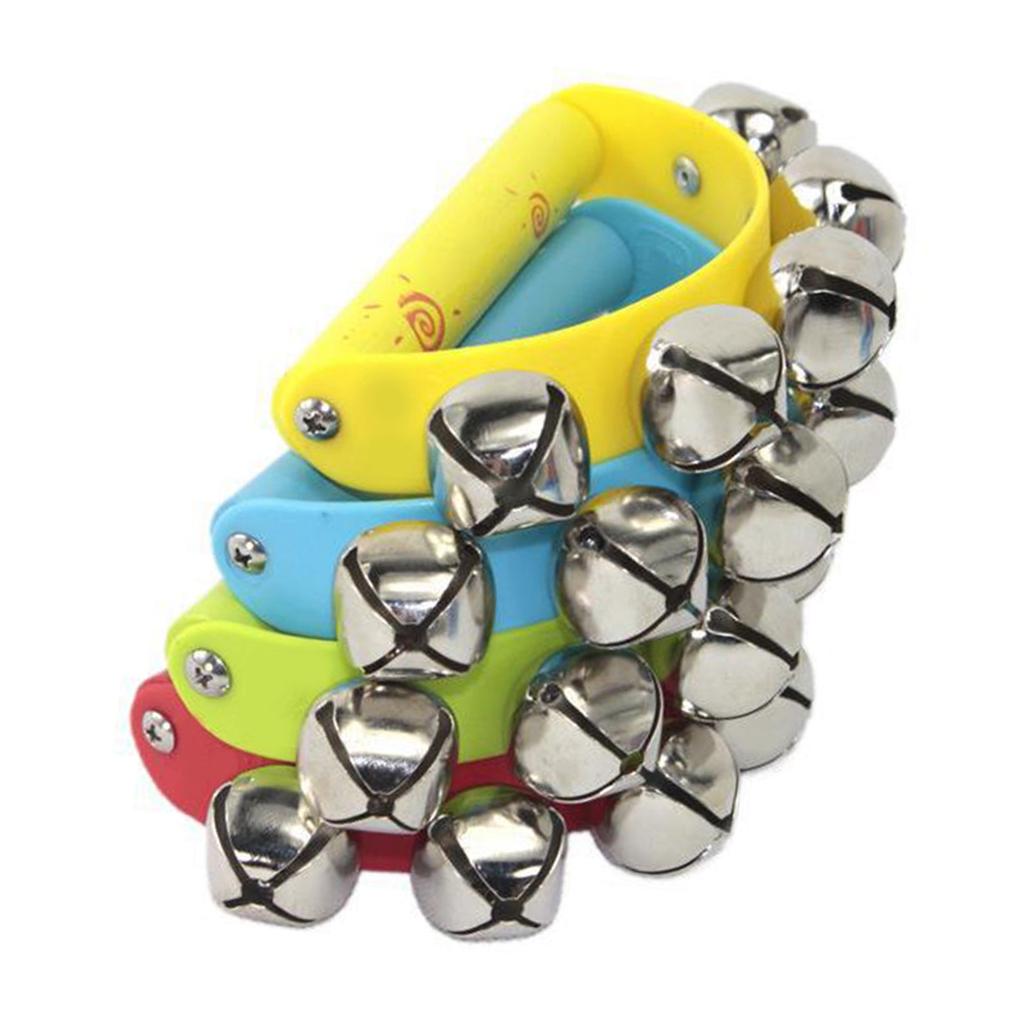 Tambourine Musical Instruments Half Moon Jingles Handheld Percussion with Ergonomic Handle Grip for