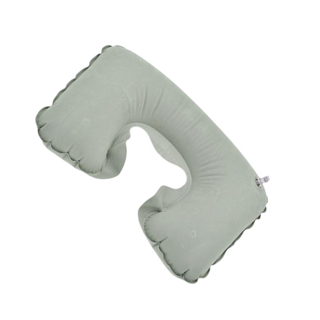 

PVC Portable Inflatable Neck Pillow For Travel Safe Ingredients Exquisite Craft Travel Neck Pillow