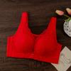 Large cover CD cup, thin collection, no steel ring, no magnetic adjustable vest type, closed breast bra, anti-light