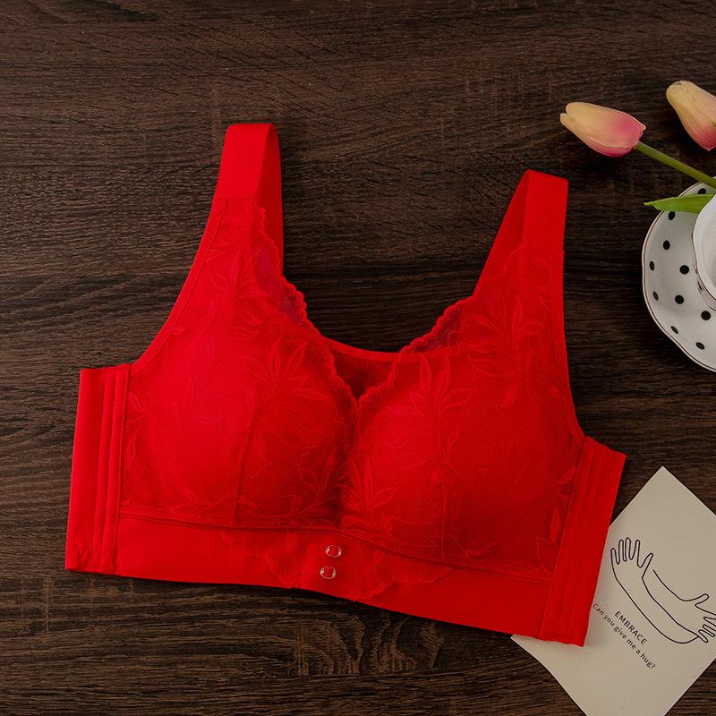 Large cover CD cup, thin collection, no steel ring, no magnetic adjustable vest type, closed breast bra, anti-light