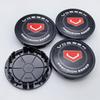 4pcs 75MM Clips 65MM Vossen Logo Emblem Badge Car Wheel Center Caps Wheels Hub Dust Cap Rim Hubcaps Dust Cover Car Accessories