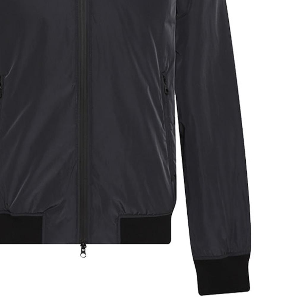 Emporio Armani EA7 FW22 Solid Color Zip Collar Long Sleeve Jacket Men jackets Blue 8NPB10-PN7LZ-1578