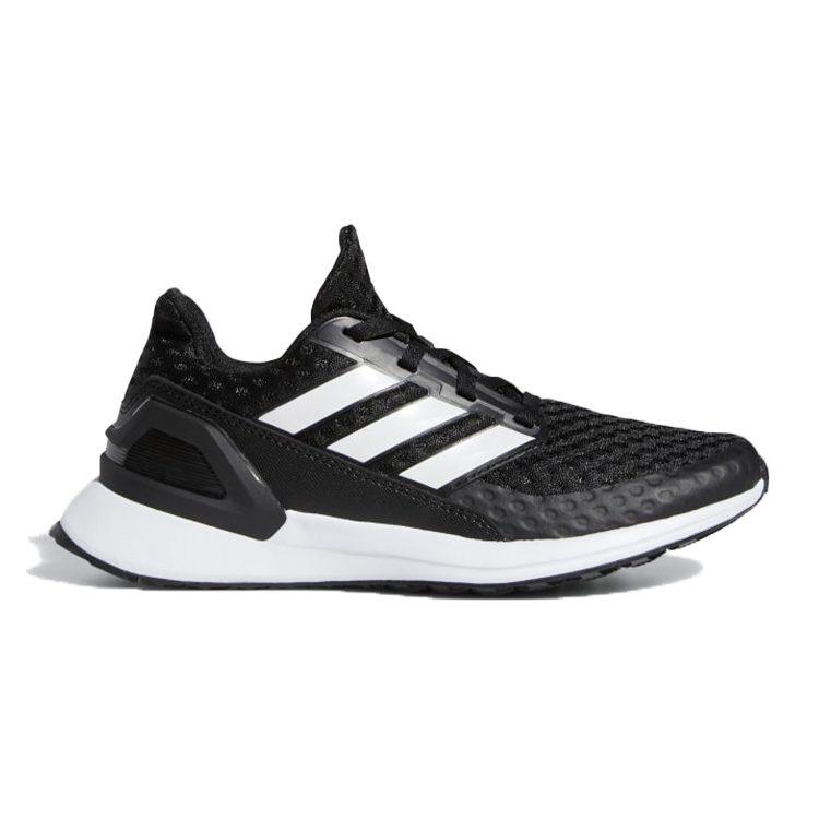 adidas Rapidarun J Comfortable Low Top Kids' Running Shoes Black White Teenagers EF9242