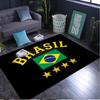 Brazil Rug Area rug for Livingroom, Bedroom, Palyroom, Chair Rug, Office Rug, Floor mat, Large Size Fan Christmas Birthday gift