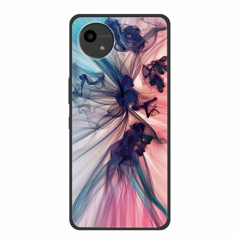 Case For SHARP AQUOS WISH4 Marble TPU Soft Silicone Back Cover SharpSmartphones SH-52E Phone Cases Protector Mica Painted Capa