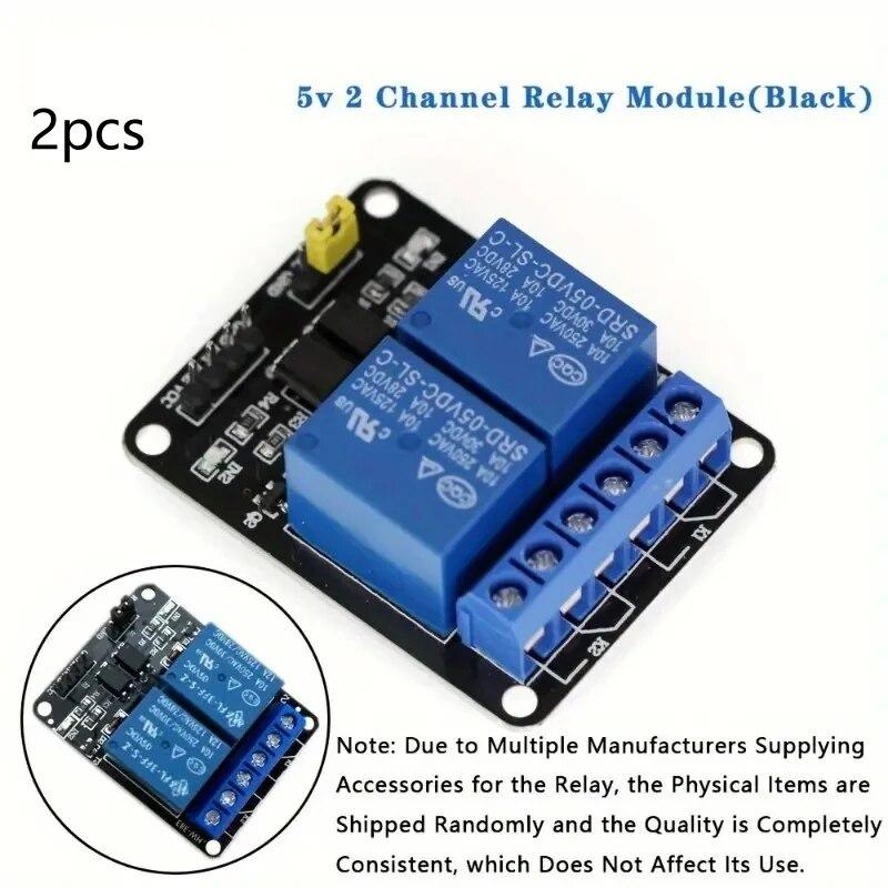 2pc 1/2/4/8 Channel 5v Relay Module With Optocoupler Relay Output 1 2 4 6 Relay Module 8 Channels Low Level Trigger Output XWay