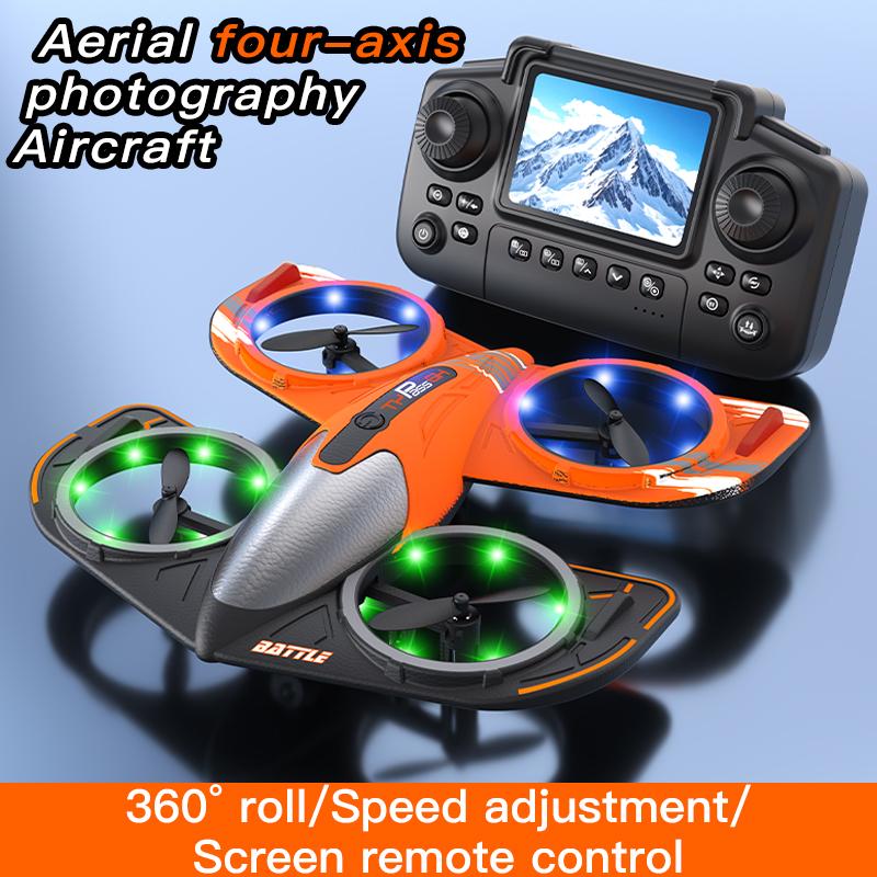 2025 NEW RX122 Drone HD Camera Three speed regulation Aerial Headless mode Photography with Screen RC four-axis Drone Toys