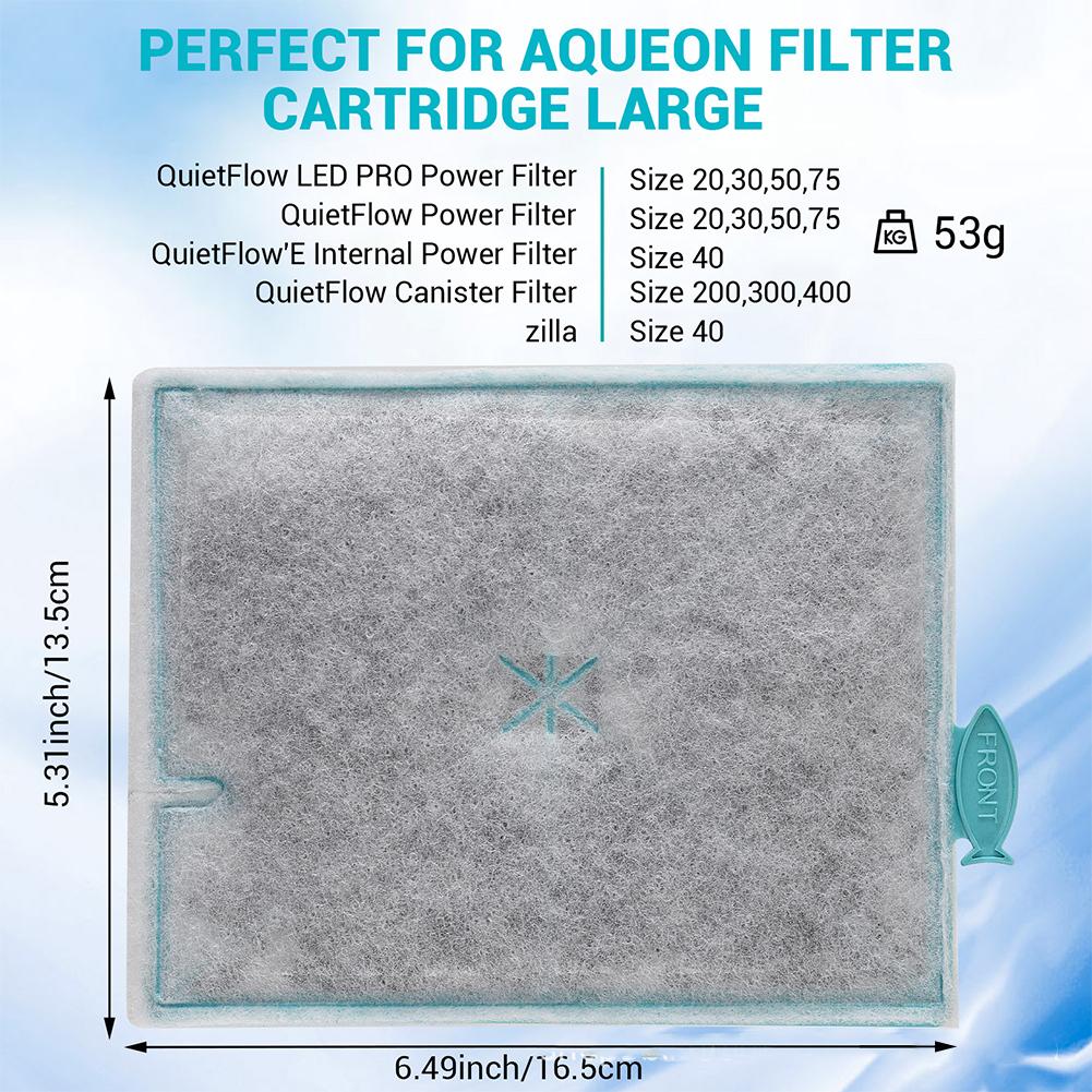 

Activated Carbon Filter Cartridge Replacement Quick Installation Suitable For Aquarium Fish Tank as picture show #1