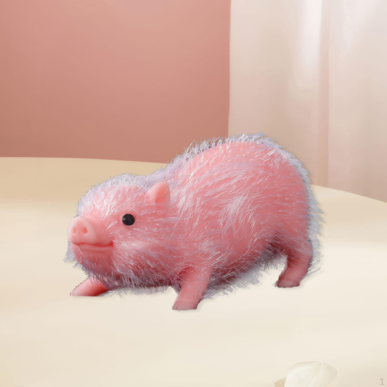 

Мини Реалистичная Силиконовая Игрушка Свинья для Девочек Мальчиков Реалистичное Животное Кукла Свинка Реборн Главная white hair