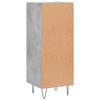 Sideboard Concrete Grey 34.5 x 34 x 90 cm Engineered Wood