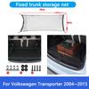 Red de Doble Capa Para Volkswagen Transporter 2004~2015 T5 T6 VW Caravelle Red de Maletero de Coche Elástica Organizador Mejorado Pegatina Piezas
