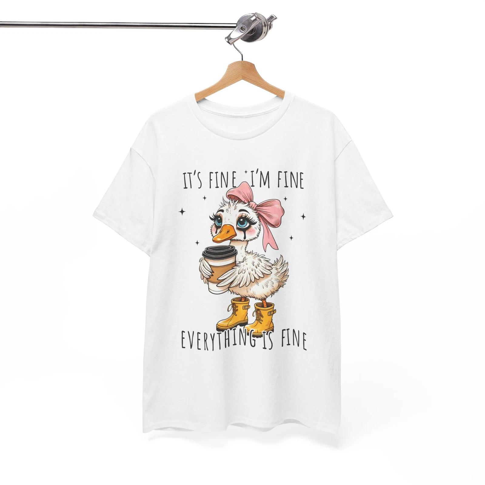 

Funny & Smart Humor T-Shirt | Snarky Casual Wear | It s Fine Shirt 3XL