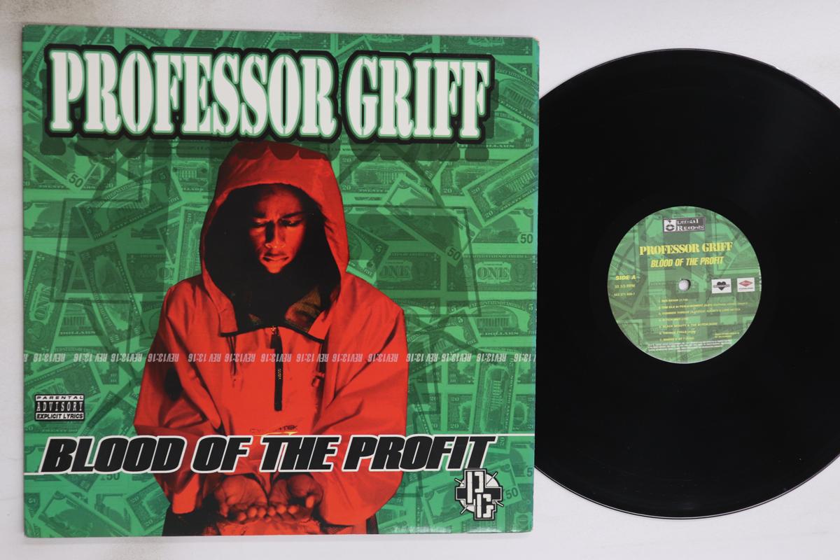 

LP Record PROFESSOR GRIFF Blood Of The Profit 4833718061 LETHAL RECORDS 1998 US Rap HipHopRB Used