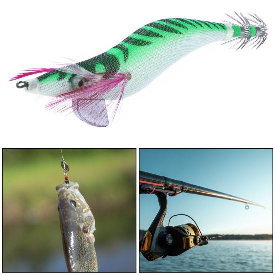 13.5CM/19.8G Luminous Fishing Shrimp Lure with Sharp Squid Hook Glow In The Dark Realistic Colorful Artificial Shrimp Hard Bait Fishing Accessories