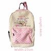 Kawaii Contrast Color Cat Dot Backpacks Patchwork High-capacity Preppy Schoolbags Shoulder Bag Students Girl Travel Book Bag