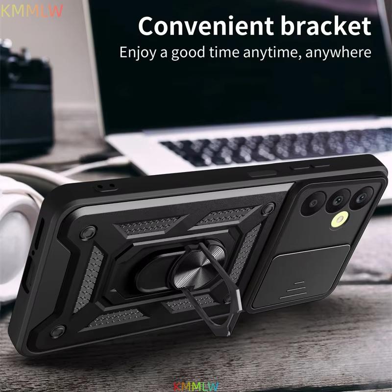Armor Case For Samsung Galaxy M15 M35 M55 5G M14 M34 M54 M23 M33 M53 M56 M16 M62 Coque Ring Holder Shockproof Lens Protect Cover
