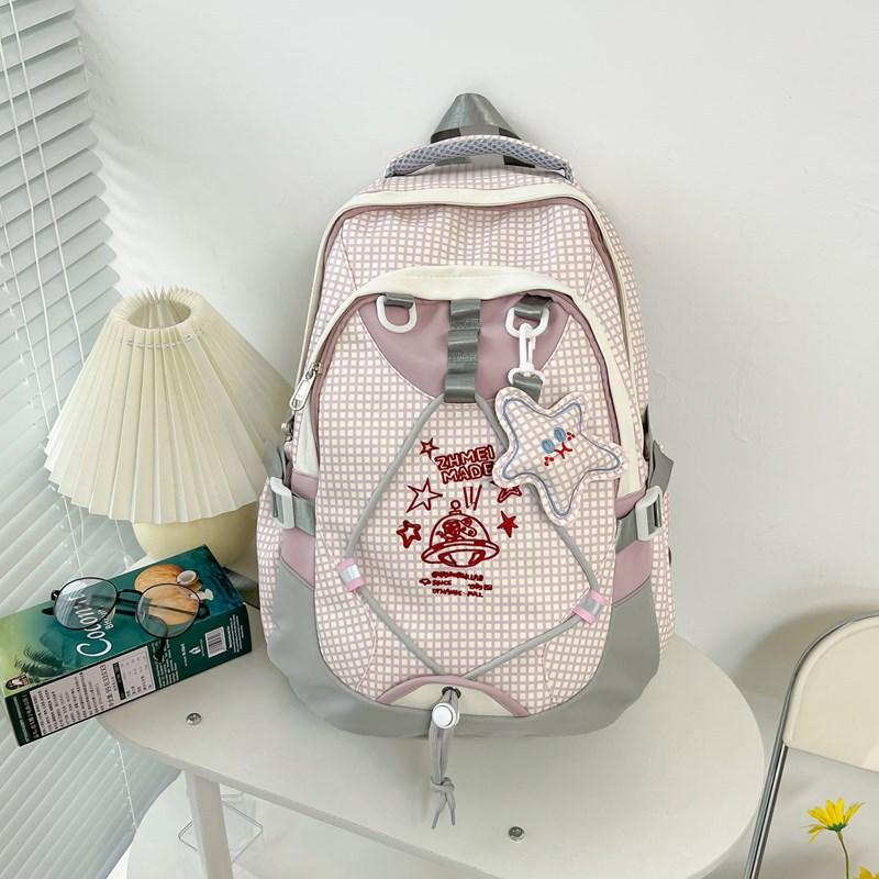 

Милый рюкзак в стиле колледжа, для студентов, рюкзак для учеников средней школы и старшеклассников, школьная сумка, дорожный, для отдыха, большой вместимости