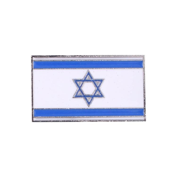 

PLE ISR Flag Lapel Pin National Day Brooches Jewelry Accessories for Suit Shirt