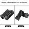 KIMISS Motorcycle Front Footpegs Plate Footrest Rubber Pad Grip Cover for Honda 125cc CG 125 + Footrest Rubber Grip Footrest Rubber Pad Foot Peg