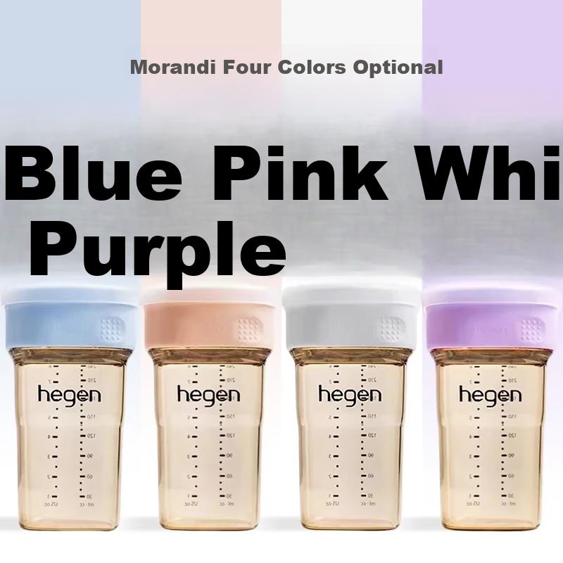 Tasse d'Apprentissage HEGEN pour 1 An et Plus, 240ml Tasse à Paille Multifonctionnelle pour Enfants en PPSU à Large Ouverture pour Boire Directement Eau Blanche