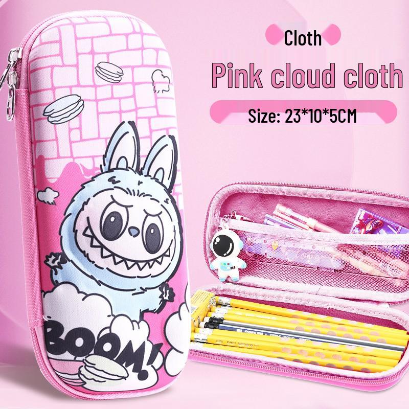 3D Large Capacity EVA Pencil Case for Kids - Multifunctional Storage Bag for Boys and Girls