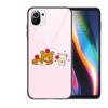 TOPLBPCS Cute Rilakkuma Tempered Glass Phone Shell Case For Xiaomi Redmi 11 Lite Pro Ultra 10T 10 9 8 Cc Se Cover Silicone Cases