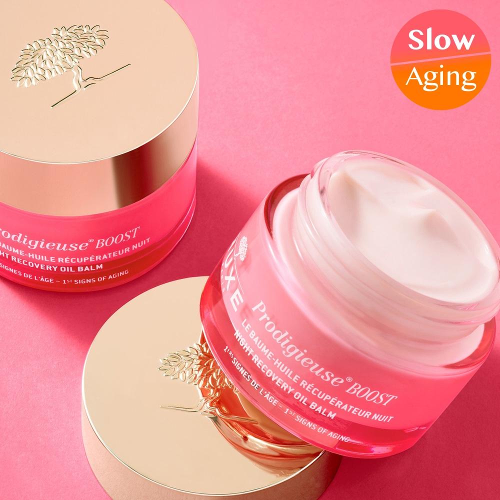 Nux [pink Vitality Night Cream] Nux Prodijuice Boost Night Recovery Oil Balm 50ml