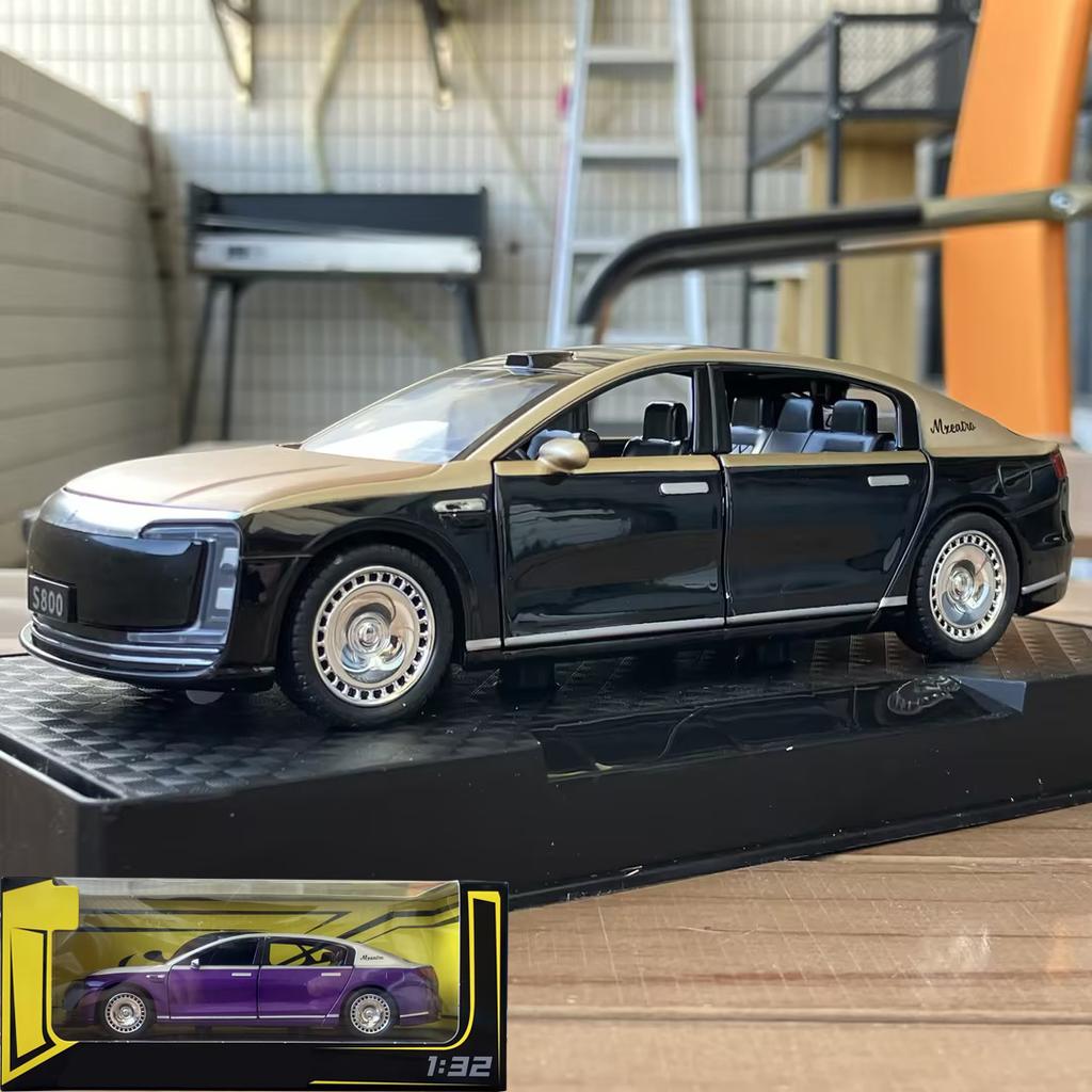 1:32 MAEXTRO S800 Luxusní auto Slitina Kov Odlitek Model auta Vysoká simulace Domov Trendy Ozdoby Sbírka Hobby Dárky Děti