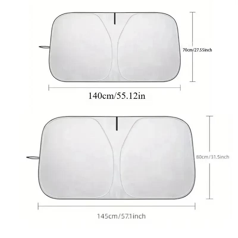 Auto Folding Sun Shade Windshield Visor Cover Car Front Window Sunshade UV Protection Summer Styling Accessories