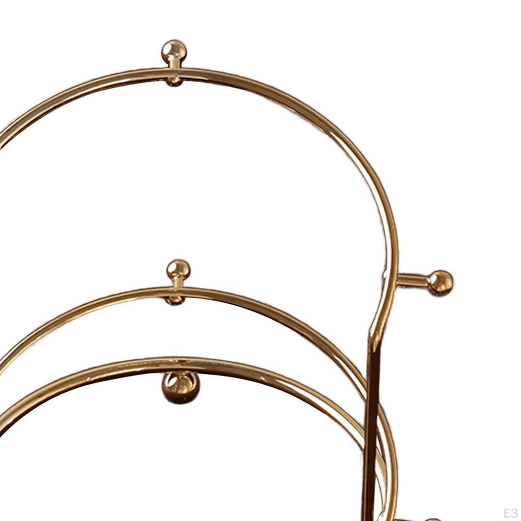 Stojak podtrzymujący tiarę ślubną Stojak ekspozycyjny na opaski ślubne Organizer na opaski metalowe tiary