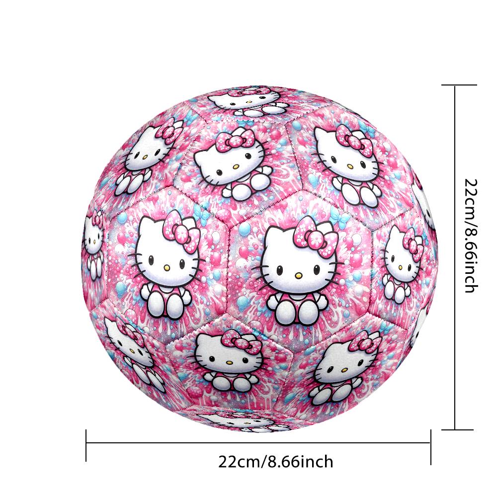 1pc Lovely Cat Soccer Ball, Athletic Standard Football Size 5 Lightweight Sports Match Soccer Ball, Perfect Gift for Sports Enthusiasts