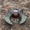 Spring and Autumn Pointed Head Medieval Men's Leather Lace-Up Martin Boots Flat Large Size Men's Shoes