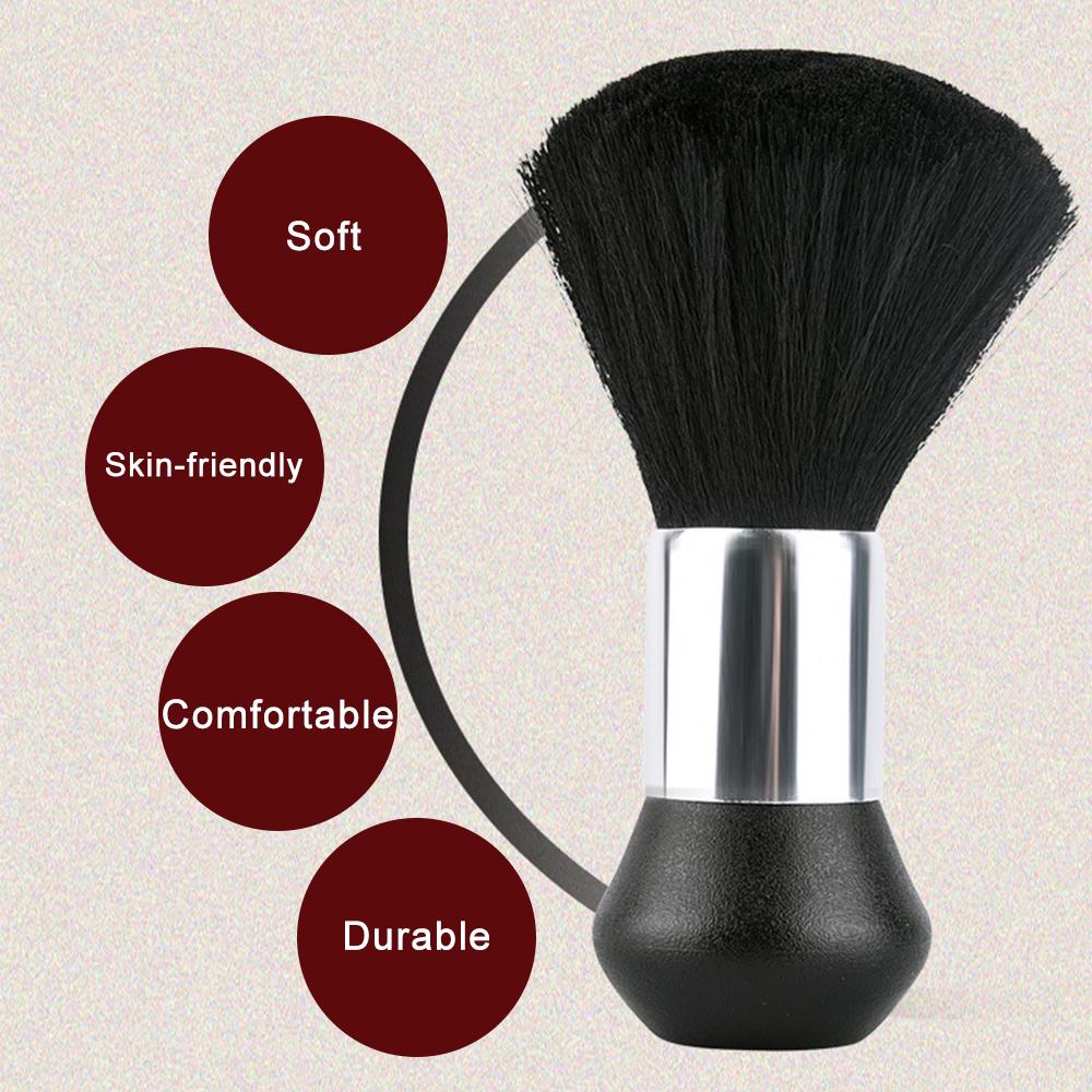 Neck Duster Brush Soft Hair Brush Neck Face Duster Hairdressing Hair Cutting Cleaning Brush Salon Hairdressing Styling Tools