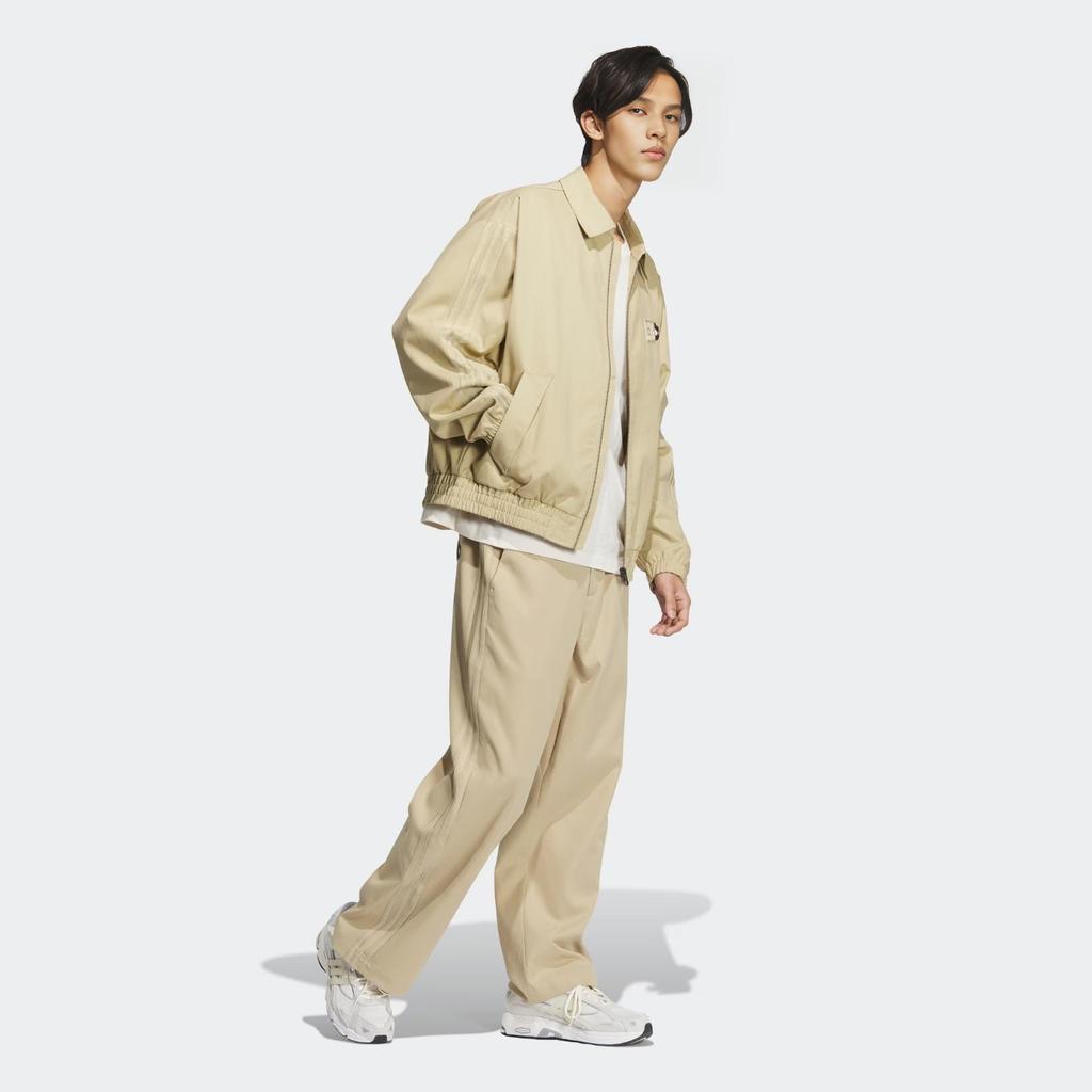 adidas Originals V-Day Jacket Unisex Jacket Beige Striped JE3490