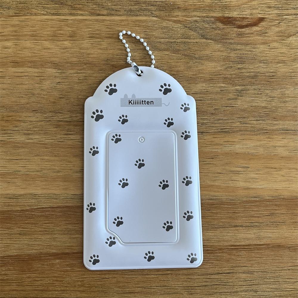 

New 3-inch Photo Storage Photocard Case Cat Claw Multifunctional Card Case Idol Photos Protective Cover