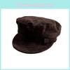 Beret Vintage Withsuede Fabric And Solid Color For Art And Fashion Lovers