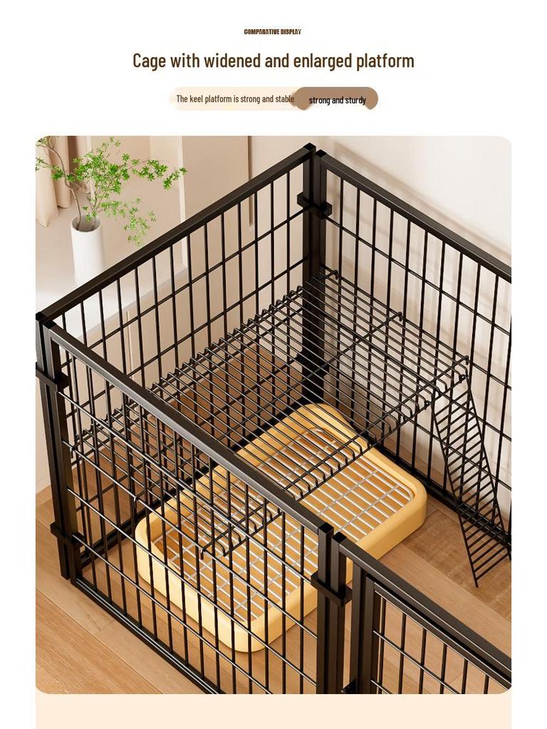 Anti-Escape Dog Cage: Large Space Training House for Teddy and Corgi Dogs